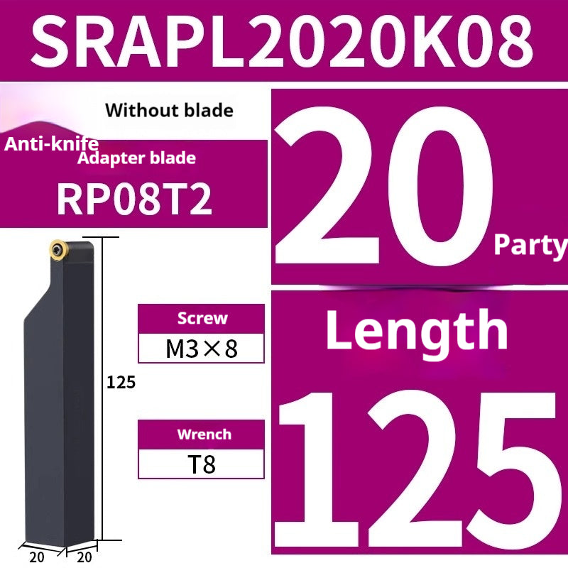 2018-CNC lathe round turning tool holder SRAPR2020K10T3 need to be equipped with RP10T3 type insert Shandong Denso Pricision Tools Co.,Ltd.